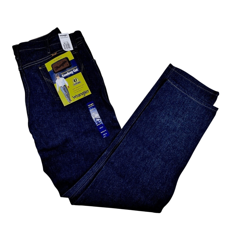 Wrangler Premium Performance Cowboy‎ Cut 47MWZ Regular Fit Jeans 38x34 NWT